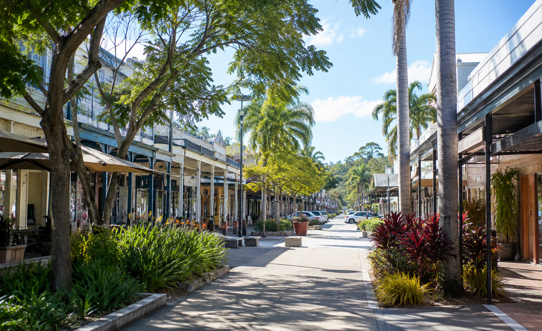 Placeholder image: urban precinct and landscape